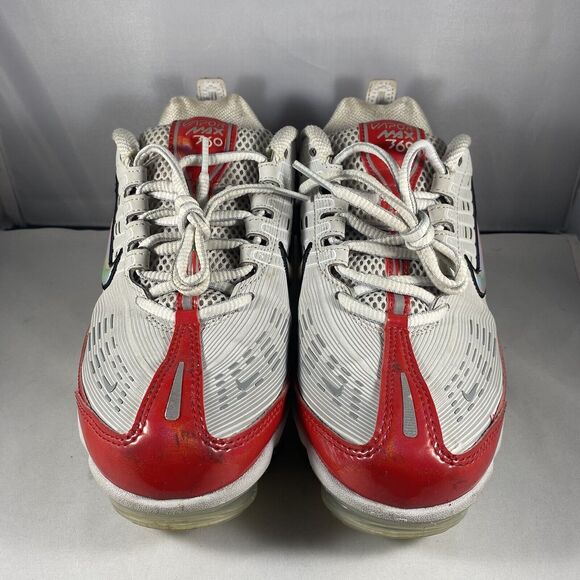 Nike VaporMax 360 Size 7 History of Air Running Shoes Vast Grey Red CK2719-001 - Picture 3 of 9